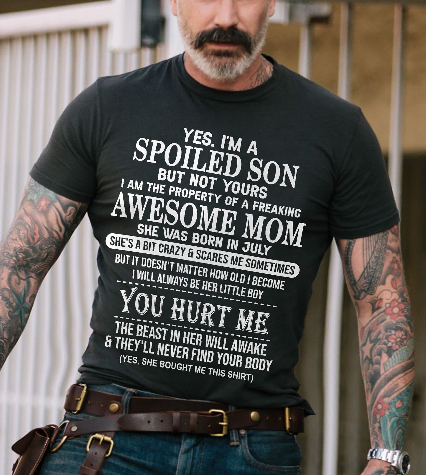 July - Awesome Mom Born In July - Special gift for Son From Mom - LUAN07 (SKU10-45-07)