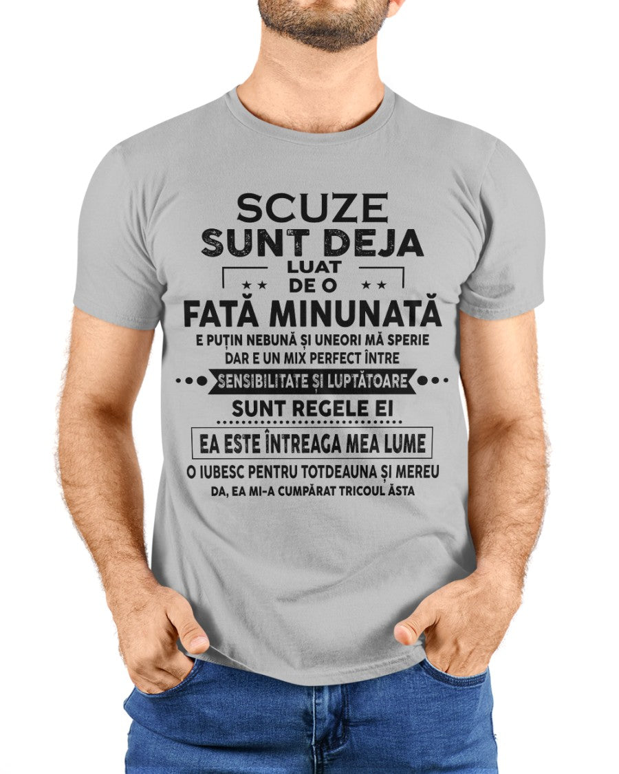 Acesta este tricoul pentru tine. Fă-o să zâmbească în fiecare zi când porți acest tricou - (SKU-RO-SRNAM-00) LUAN00 ROMANIA