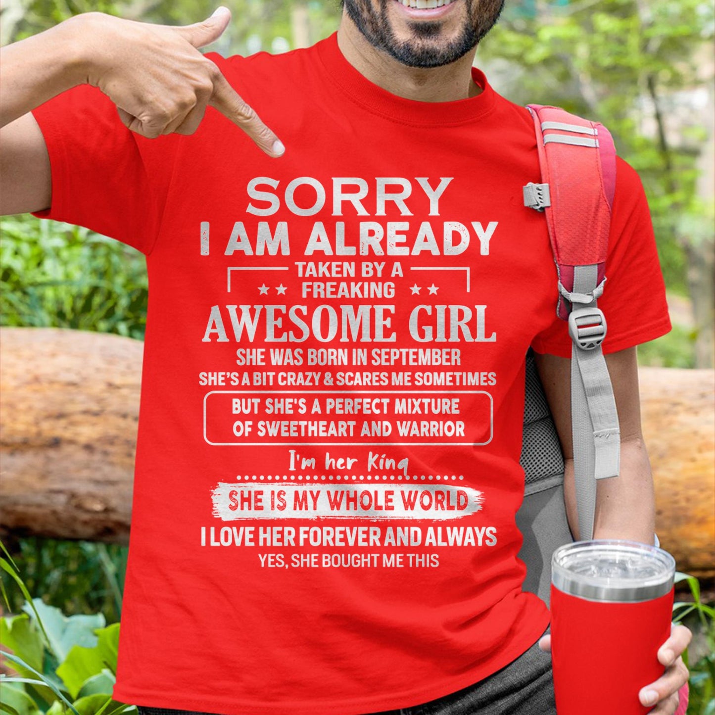 September - Awesome Girl - Perfect Gift For Your Boyfriend, Husband From Wife - LUAN09 (SKU04-86MT-09)