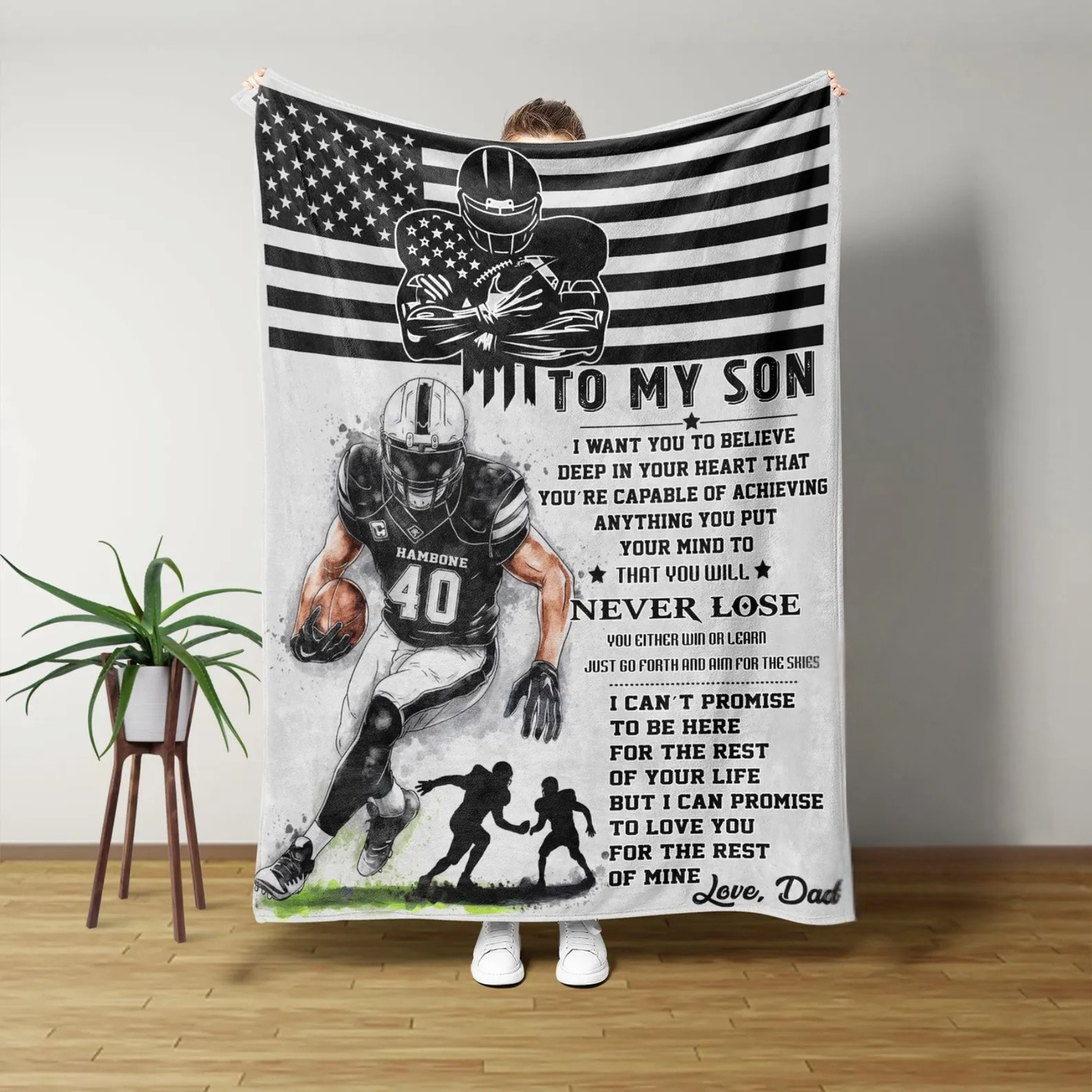 Special Gift For Son Blanket - From Dad