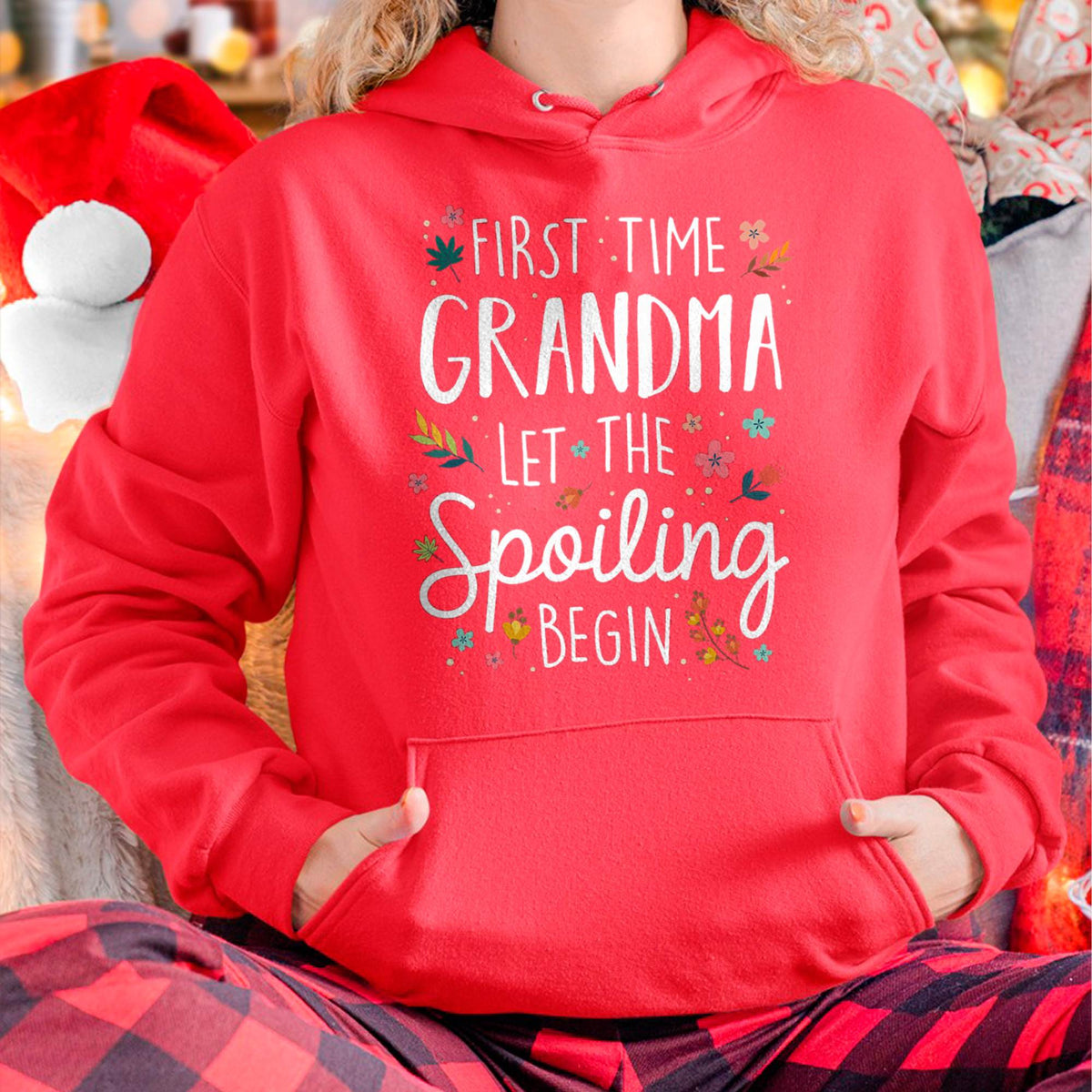 FIRST TIME GRANDMA T-SHIRT – PERFECT GIFT FOR NEW GRANDMAS - NINA00 (SKU8-GRA00)
