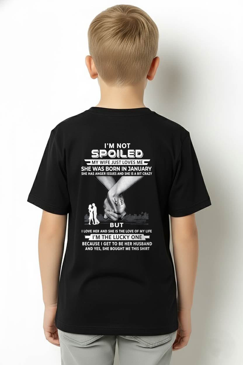 January - Wife Bought Me This Shirt – Perfect Husband Gift From Wife- LUAN01 (SKU2607-214-01)