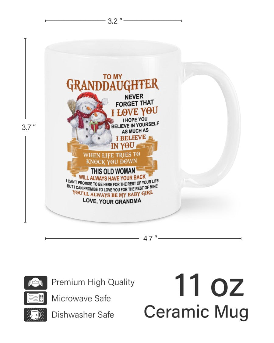 TO GRANDDAUGHTER MUG 03 - GIFT FROM GRANDMA - LUAN00 (SKUG12-285)