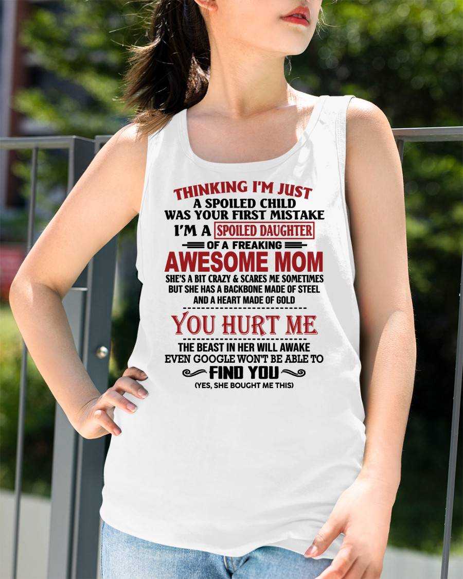 TO MY DAUGHTER - SPOILED DAUGHTER - PERFECT GIFT FOR DAUGHTER - GIFT FROM MOM - LUAN00 (SKU10-151-00)