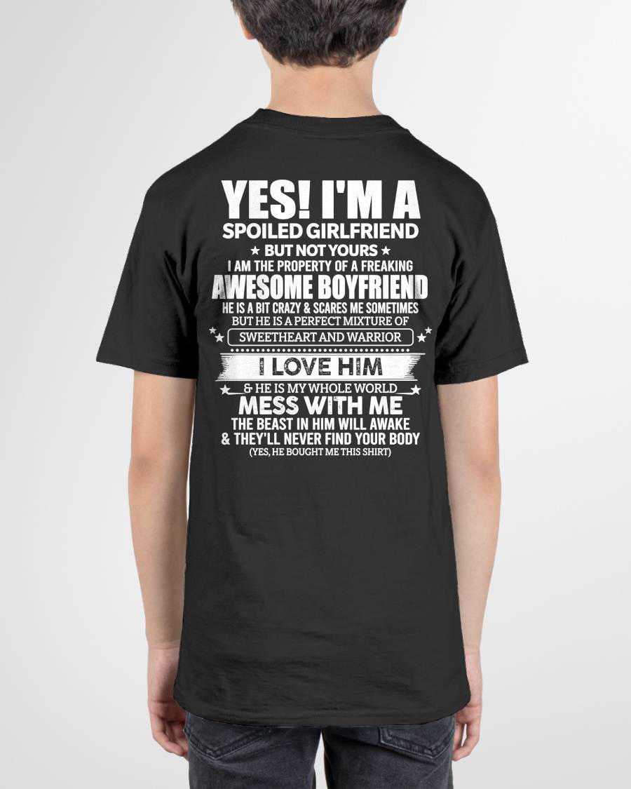YES! I'M A SPOILED GIRLFRIEND - GIFT FROM BOYFRIEND/HUSBAND - LUAN00 (SKU2606-265-00)
