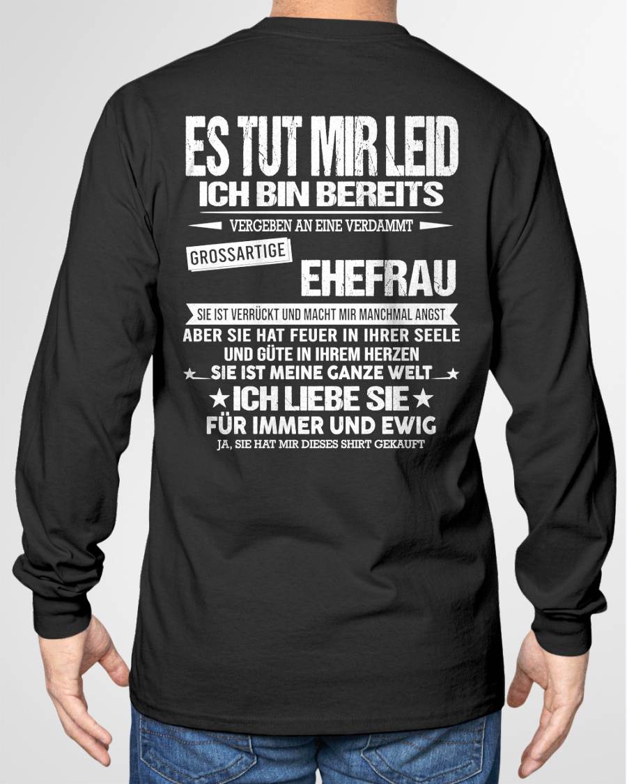 SIE IST MEINE GANZE WELT ICH LIEBE SIE FÜR IMMER UND EWIG -Das perfekte Geschenk für Ihren Ehemann - GER/LUAN00 (SKU2605-350-00)