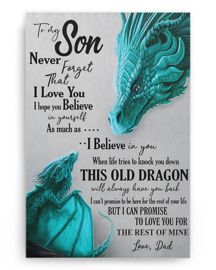 CANVAS FOR SON - BEST GIFT FROM DAD - LUAN00 (SKU2605-179)