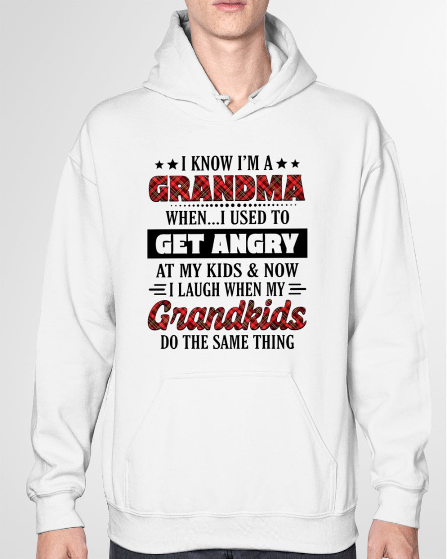 KNOW I'M A GRANDMA WHEN... I USED TO GET ANGRY AT MY KIDS & NOW I LAUGH WHEN MY GRANDKIDS DO THE SAME THING - from grandma NINA00 (SKU07-111)