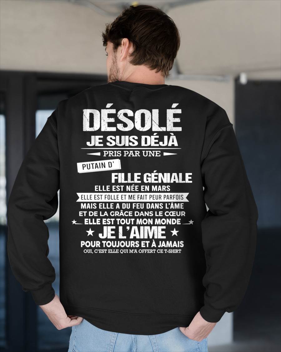 MARS – DÉSOLÉ, JE SUIS DÉJÀ PRIS PAR UNE FILLE VRAIMENT GÉNIALE – DE LA PART DE MA FEMME - FR03 / LUAN03 (SKU26T-01140-03)
