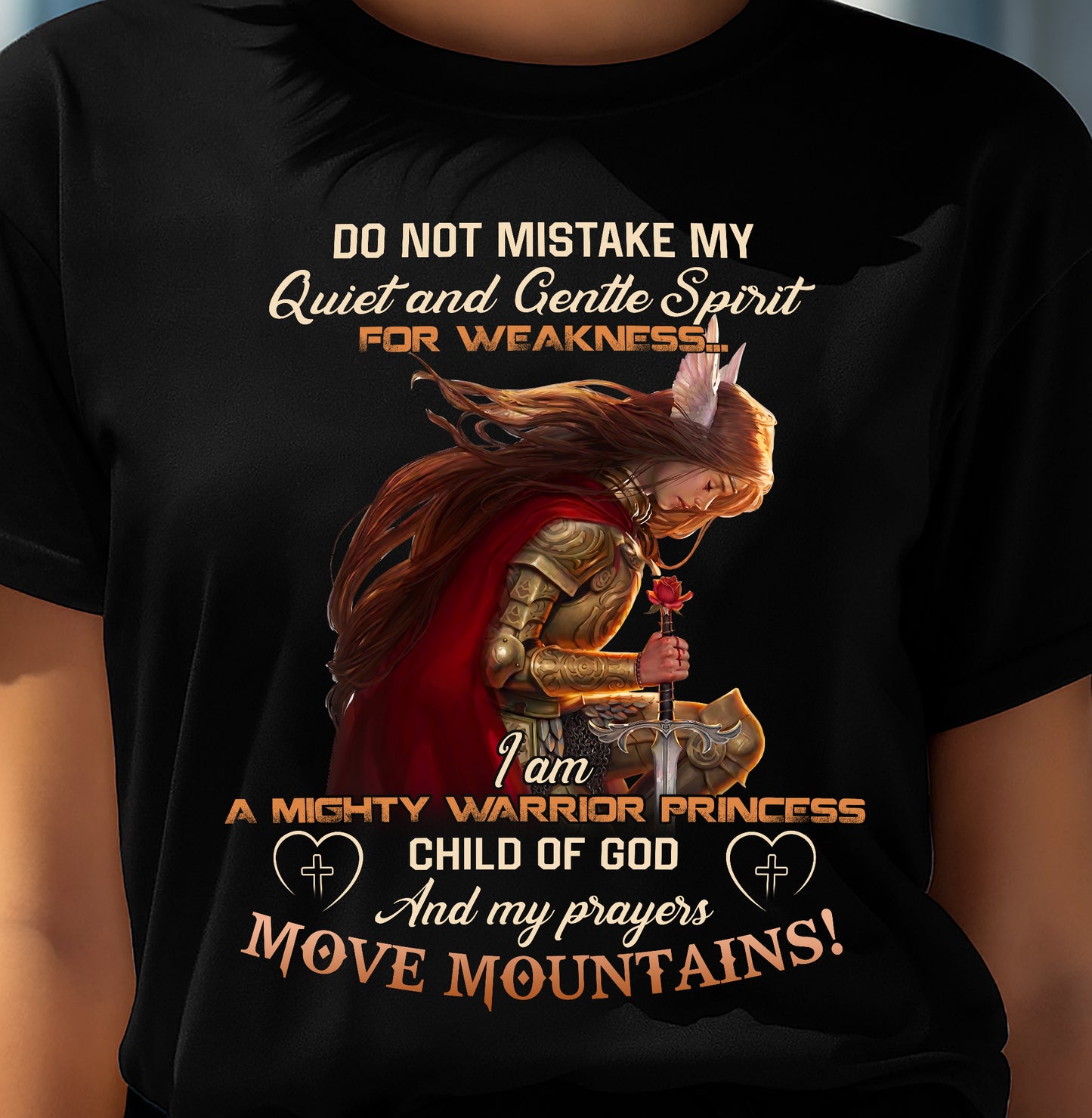 Girl Child Of God T-Shirt - Christian Gift For Women - LUAN00 (SKU2606-181-00)
