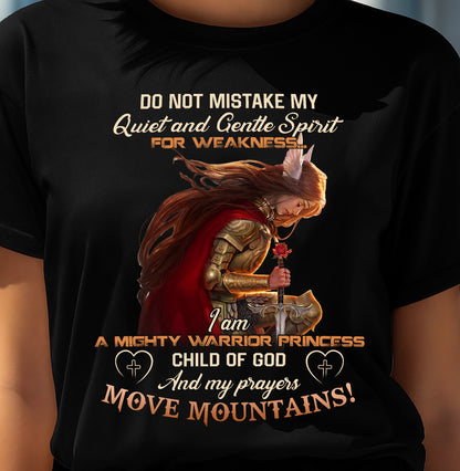 Girl Child Of God T-Shirt - Christian Gift For Women - LUAN00 (SKU2606-181-00)