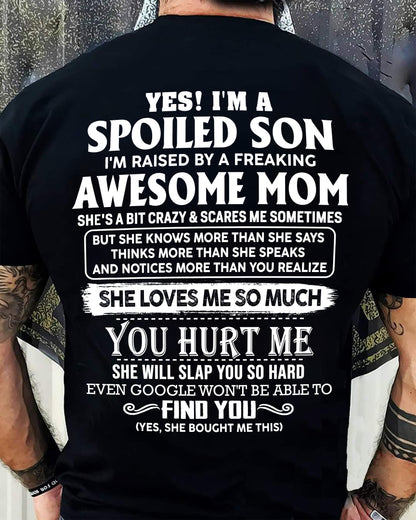 SPOILED SON OF AWESOME MOM - PERFECT GIFT FROM MOM - LUAN00 (SKU2604-175-00)