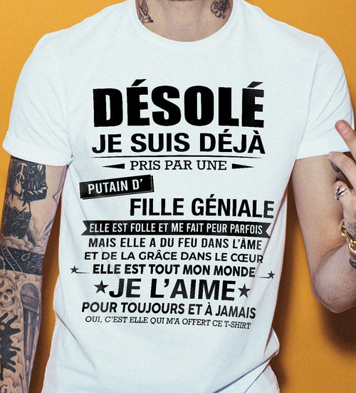 DÉSOLÉ, JE SUIS DÉJÀ PRIS PAR UNE FILLE VRAIMENT GÉNIALE – DE LA PART DE MA FEMME - FR00/LUAN00 (SKU2606-42-00)