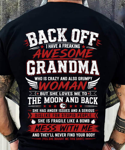 CRAZY AWESOME GRANDMA - PERFECT GIFT FROM GRANDMA - LUAN00 (SKU2608-07-00)