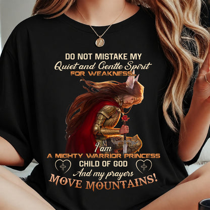 Girl Child Of God T-Shirt - Christian Gift For Women - LUAN00 (SKU2606-181-00)