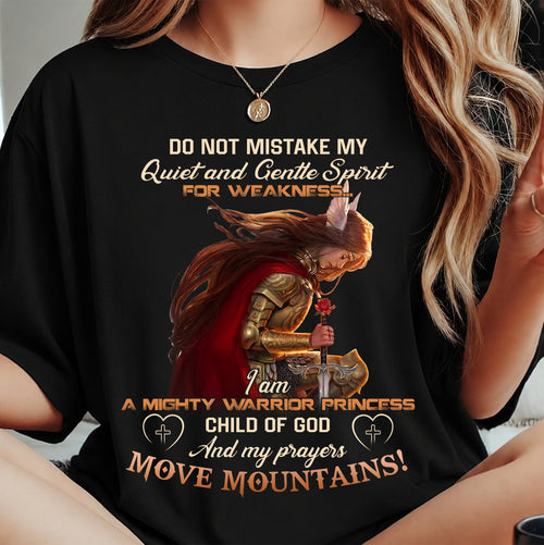 Girl Child Of God T-Shirt - Christian Gift For Women - LUAN00 (SKU2606-181-00)
