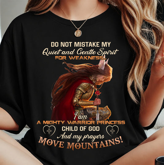 Girl Child Of God T-Shirt - Christian Gift For Women - LUAN00 (SKU2606-181-00)