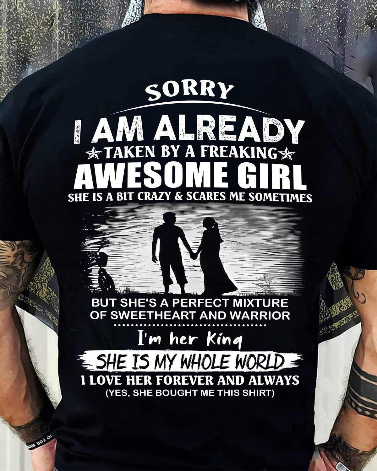 Funny Boyfriend, Husband T-Shirt - Perfect Gift from Girlfriend, Wife for Anniversary or Birthday (SKU11-08-00) LUAN00