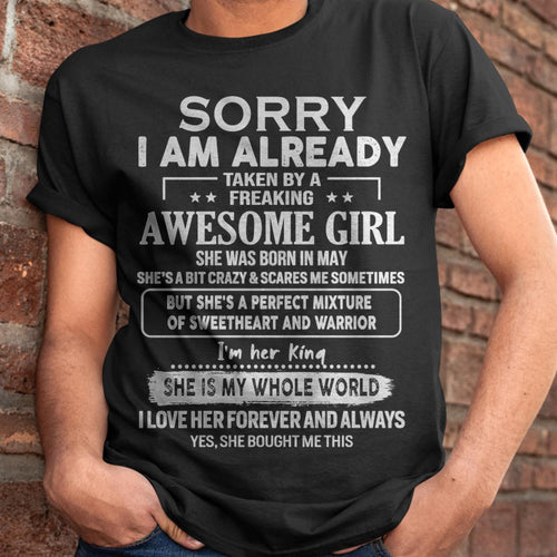 May - Awesome Girl - Perfect Gift For Your Boyfriend, Husband From Wife - LUAN05 (SKU04-86MT-05)