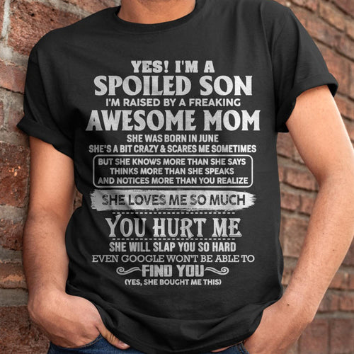 June - Awesome Mom - Perfect Gift For Spoiled Son From Mom - LUAN06 (SKU05-47-06)