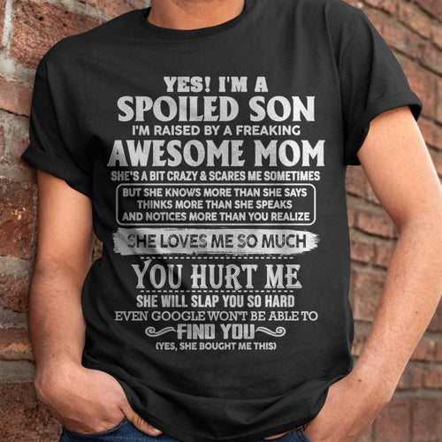 Awesome Mom - Perfect Gift For Your Spoiled Son From Mom - LUAN00 (SKU05-47-00)