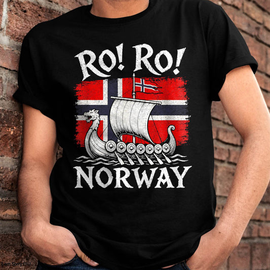 "NORWAY VIKING" –  TRENDING T - SHIRT  – LUAN00 (SKU2607-104)
