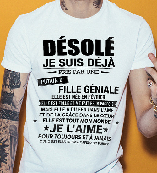 FÉVRIER - DÉSOLÉ, JE SUIS DÉJÀ PRIS PAR UNE FILLE VRAIMENT GÉNIALE – DE LA PART DE MA FEMME - FR02/LUAN02 (SKU2606-42-02)