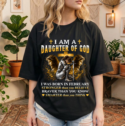 FEBRUARY - DAUGHTER OF GOD - CHRISTIAN GIFT FOR WOMEN - LUAN02 (SKU2608-90-02)