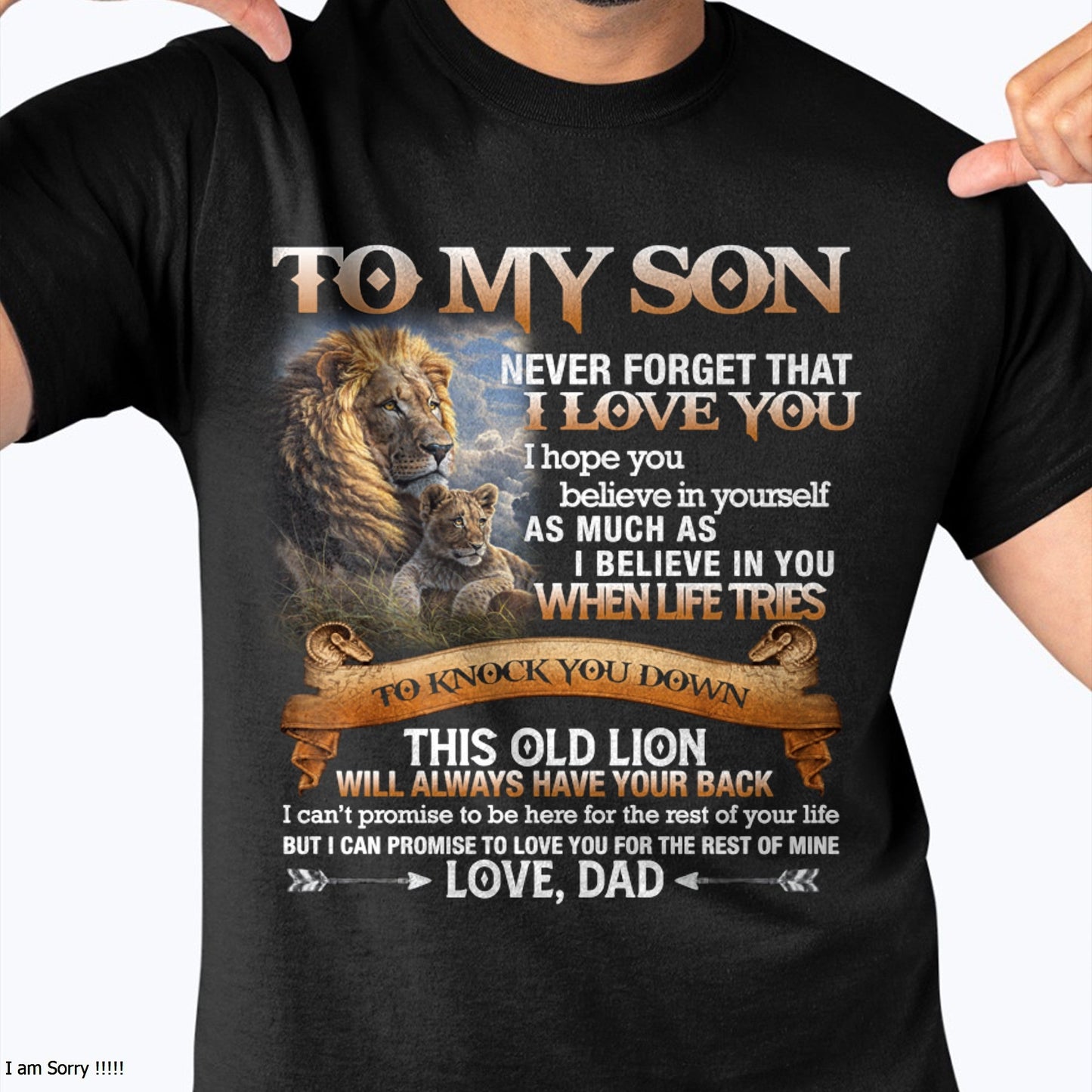 To My Son T-Shirt – Gift From Dad / Man - luan00 (SKU12-76)