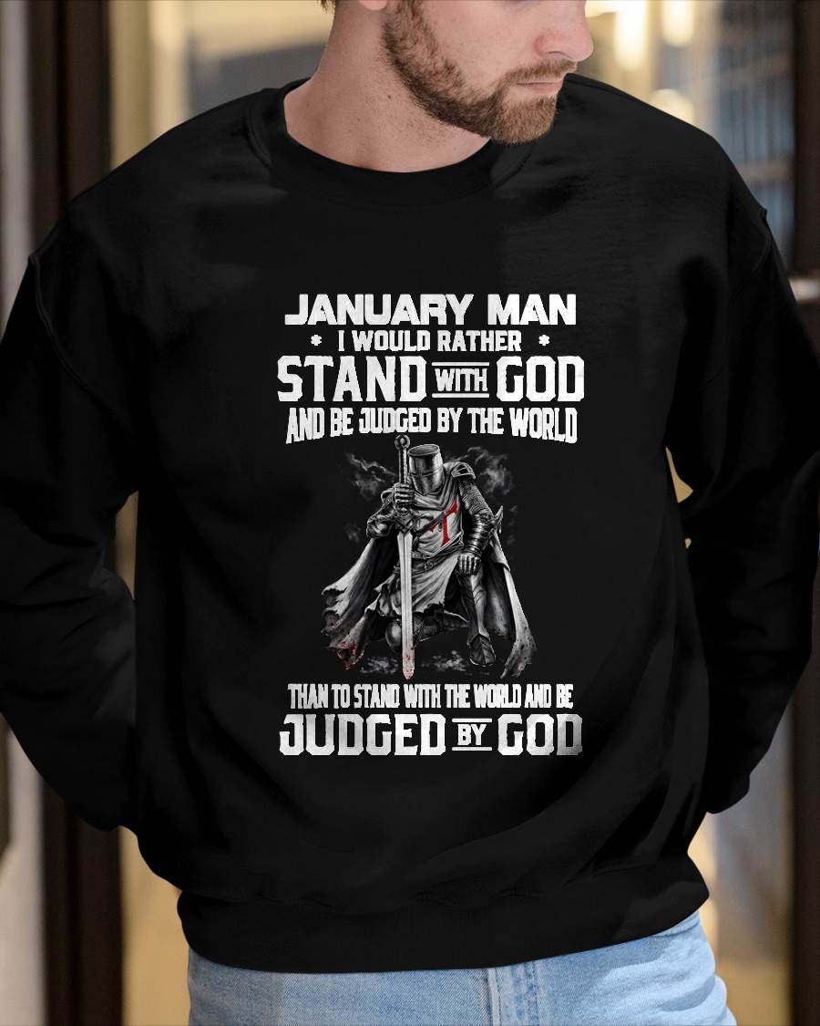 JANUARY - STAND WITH GOD - CHRISTIAN GIFT FOR MEN - LUAN01 (SKU2608-92-01)