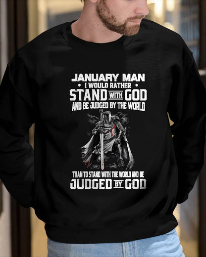 JANUARY - STAND WITH GOD - CHRISTIAN GIFT FOR MEN - LUAN01 (SKU2608-92-01)