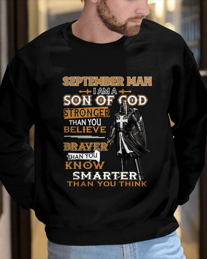 SEPTEMBER - STRONGER THAN YOU BELIEVE - CHRISTIAN GIFT FOR MEN - LUAN09 (SKU2608-91-09)