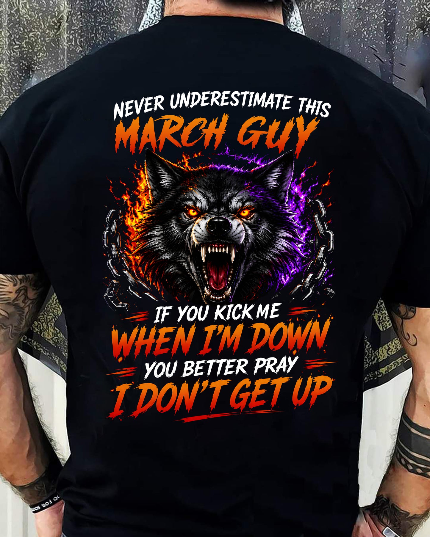 MARCH - NEVER UNDERESTIMATE THIS GUY - FUNNY GIFT FOR MEN - LUAN03 (SKU2608-114-03)