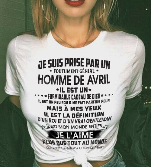 AVRIL – MAIS À MES YEUX, IL EST LA DÉFINITION D’UN ROI ET D’UN VÉRITABLE GENTLEMAN – DE SON MARI - FR04/LUAN04 (SKU2602-14-04)