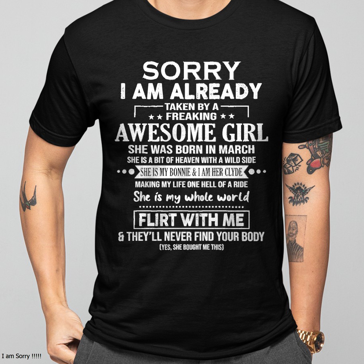 MARCH – She Is My Bonnie And I Am Her Clyde – FROM WIFE TO HUSBAND – LUAN03 (SKU26T-01-61-03)