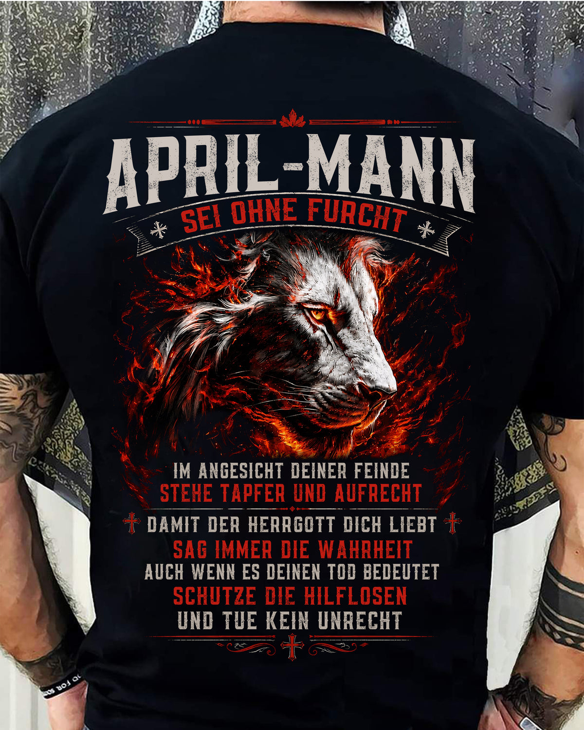 APRIL, SEI OHNE FURCHT IM ANGESICHT DEINER FEINDE - LUAN GER04 (SKU2605-362-04)