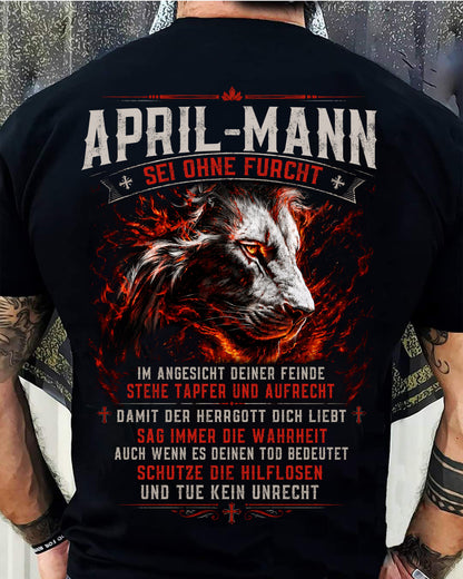 APRIL, SEI OHNE FURCHT IM ANGESICHT DEINER FEINDE - LUAN GER04 (SKU2605-362-04)