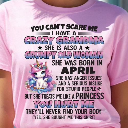 APRIL - YOU CAN'T SCARE ME - GIFT FROM GRANDMA - LUAN04 (SKU09-106-04)