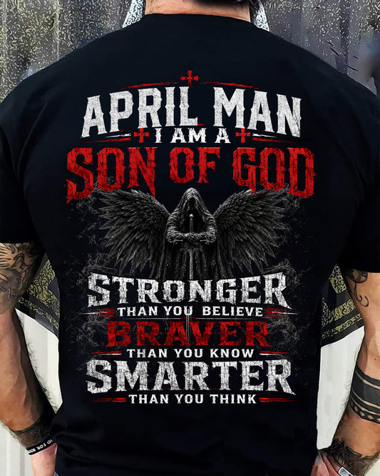 APRIL SON OF GOD – STRONGER THAN YOU BELIEVE T-SHIRT - LUAN04 (SKU2607-238-04)