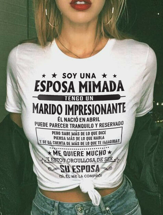 Abril – Esposo increíble nacido en abril – Regalo especial para tu esposa – LUAN04 (SKU03-11-04)