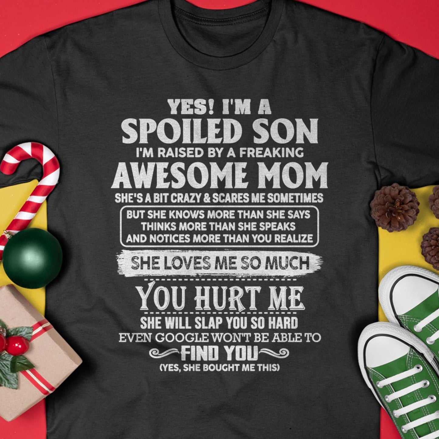 Awesome Mom - Perfect Gift For Your Spoiled Son From Mom - LUAN00 (SKU05-47-00)