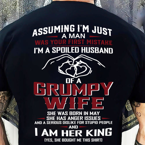 May - I'm A Spoiled Husband Of A Grumpy Wife - Perfect Gift For Your Husband - LUAN05 (SKU10-07-05)