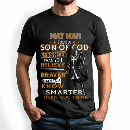 MAY - STRONGER THAN YOU BELIEVE - CHRISTIAN GIFT FOR MEN - LUAN05 (SKU2608-91-05)