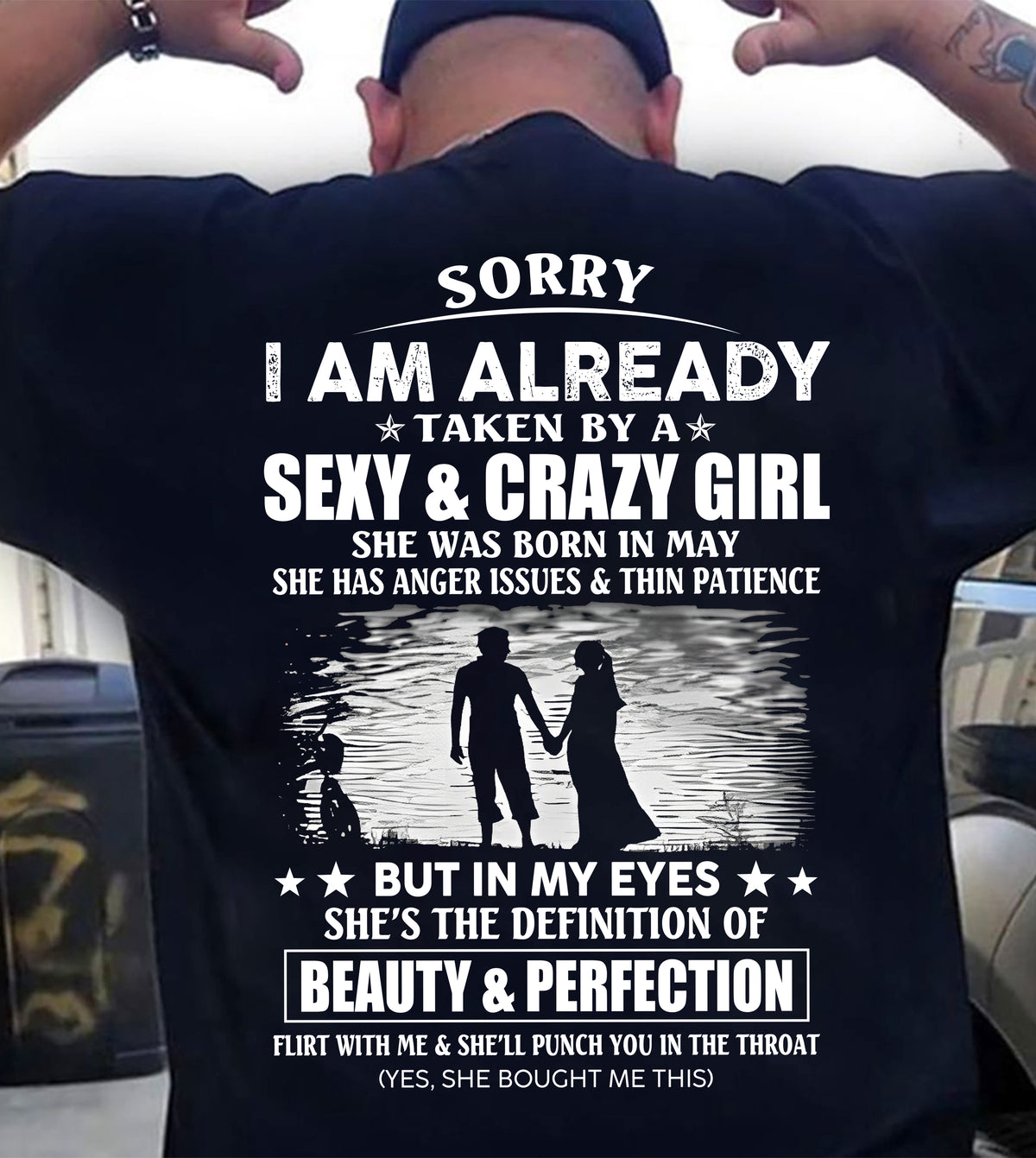 MAY - TAKEN MAN - SEXY & CRAZY GIRL - BEAUTY & PERFECTION - PERFECT GIFT FROM WIFE/GIRLFRIEND TO HUSBAND/BOYFRIEND - LUAN05 (SKU2609-267-05)