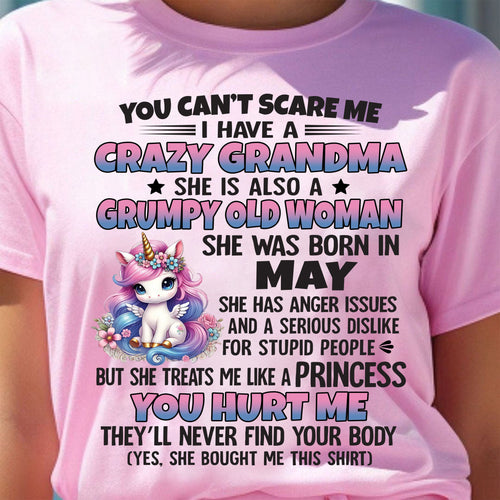 MAY - YOU CAN'T SCARE ME - GIFT FROM GRANDMA - LUAN05 (SKU09-106-05)