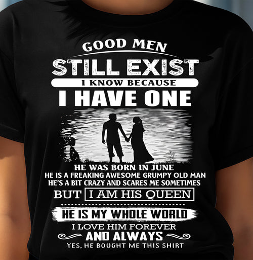JUNE - GOOD MEN STILL EXIST - PERFECT GIFT FROM HUSBAND, BOYFRIEND - LUAN06 (SKU2604-306-06)