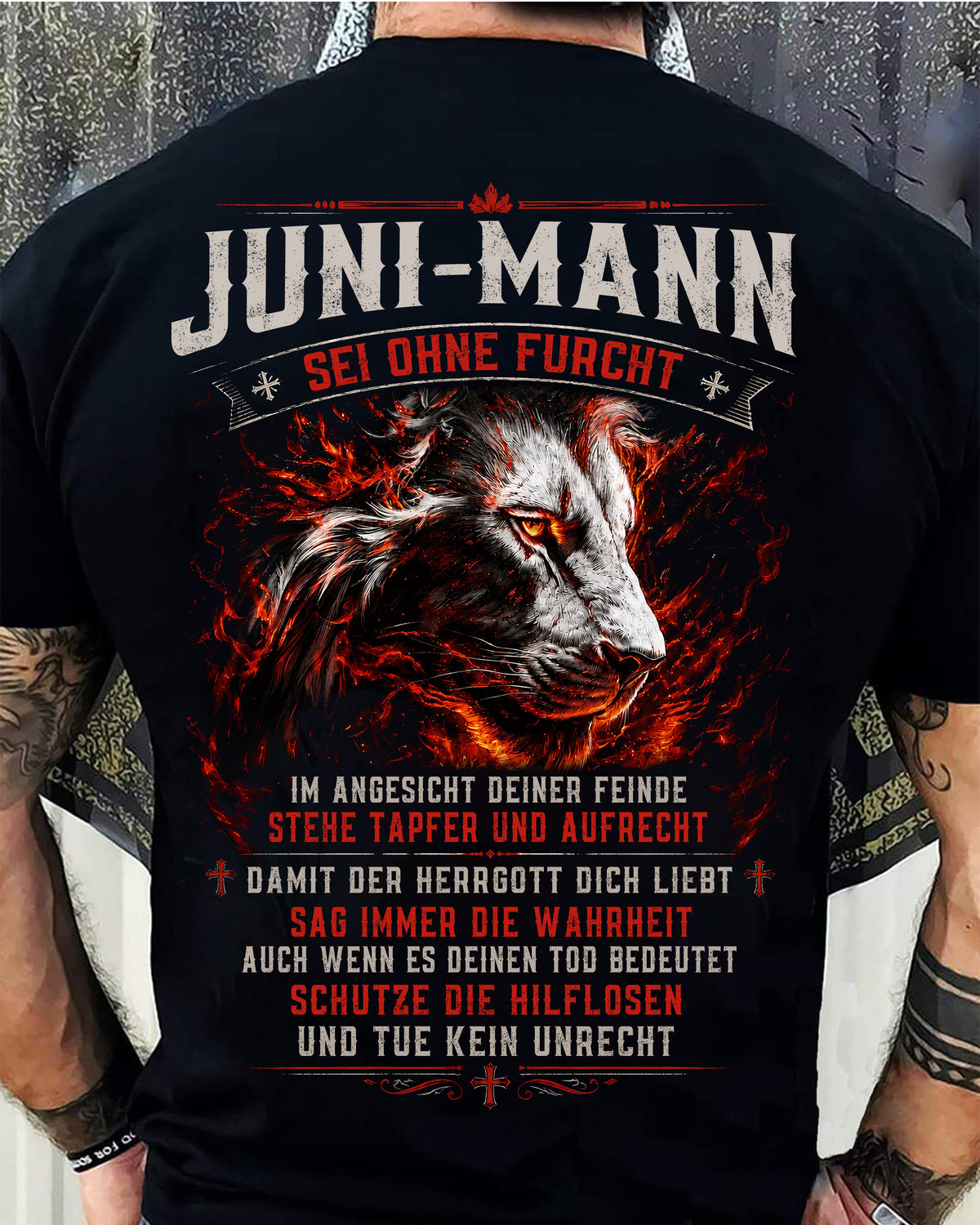 JUNI, SEI OHNE FURCHT IM ANGESICHT DEINER FEINDE - LUAN GER06 (SKU2605-362-06)