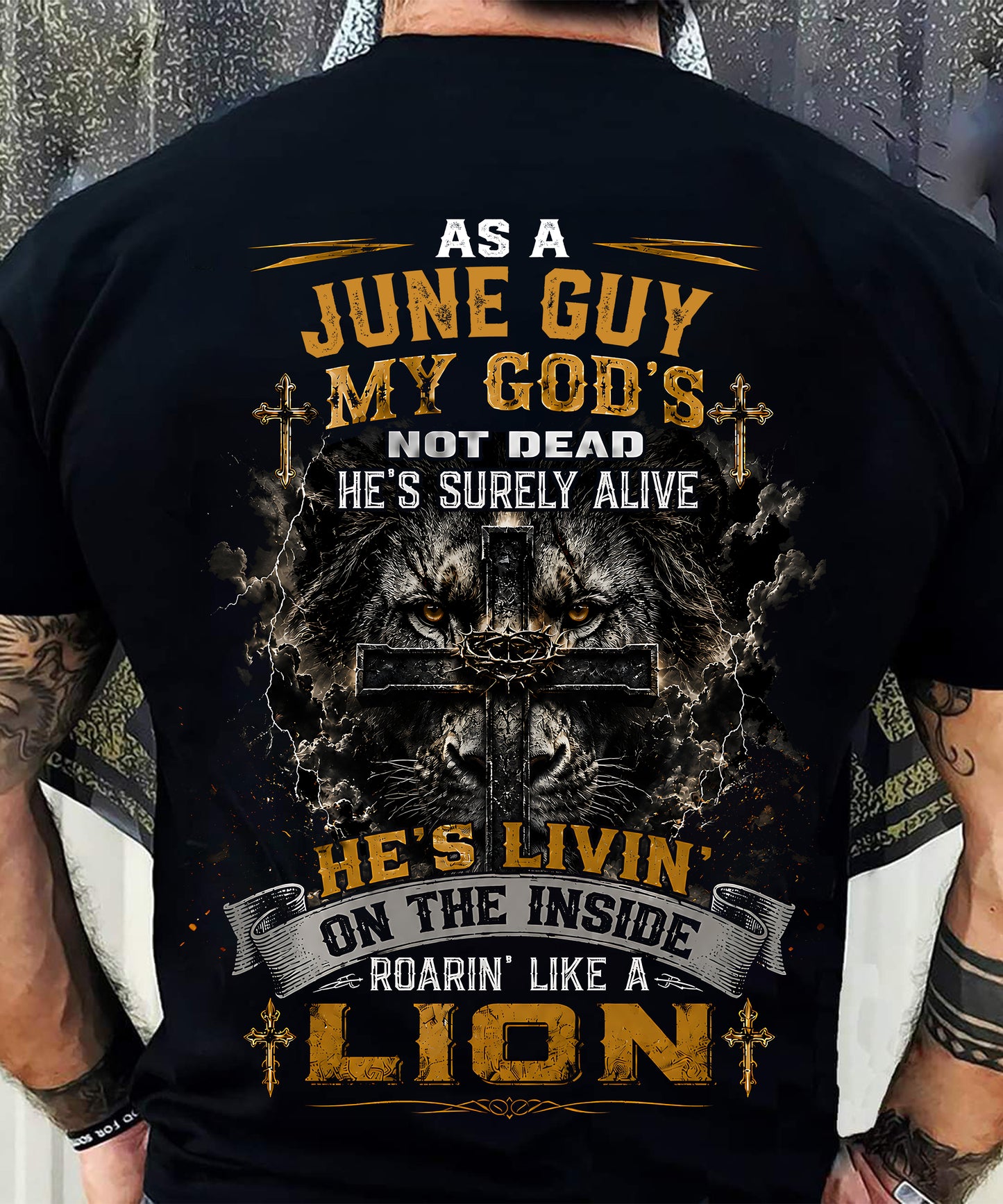 JUNE - MY GOD'S NOT DEAD - CHRISTIAN GIFT FOR MEN - LUAN06 (SKU2608-09-06)