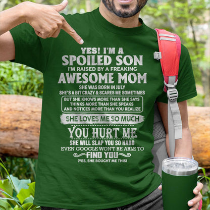 July - Awesome Mom - Perfect Gift For Your Son From Mom - LUAN07 (SKU05-47-07)