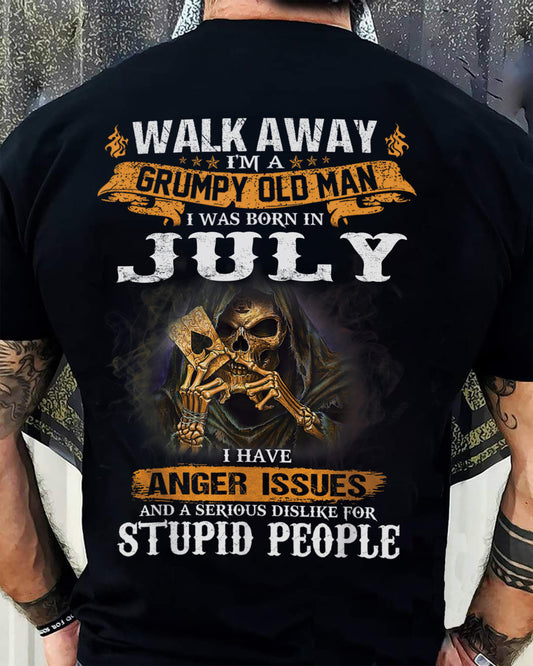 July - Grumpy Old Man T-Shirt – Perfect Gift For Men - LUAN07 (SKU09-89-07)